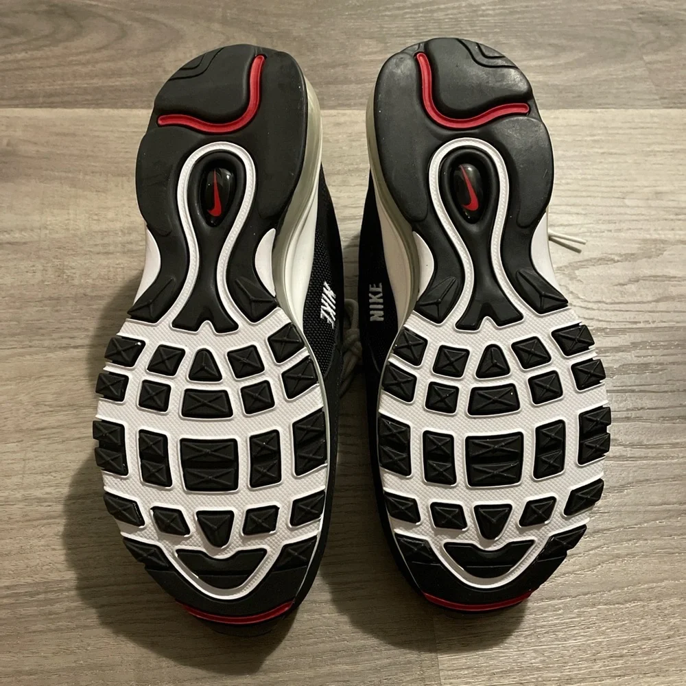 Nike Air Max 97 Black and White Sneakers - Picture 3 of 4